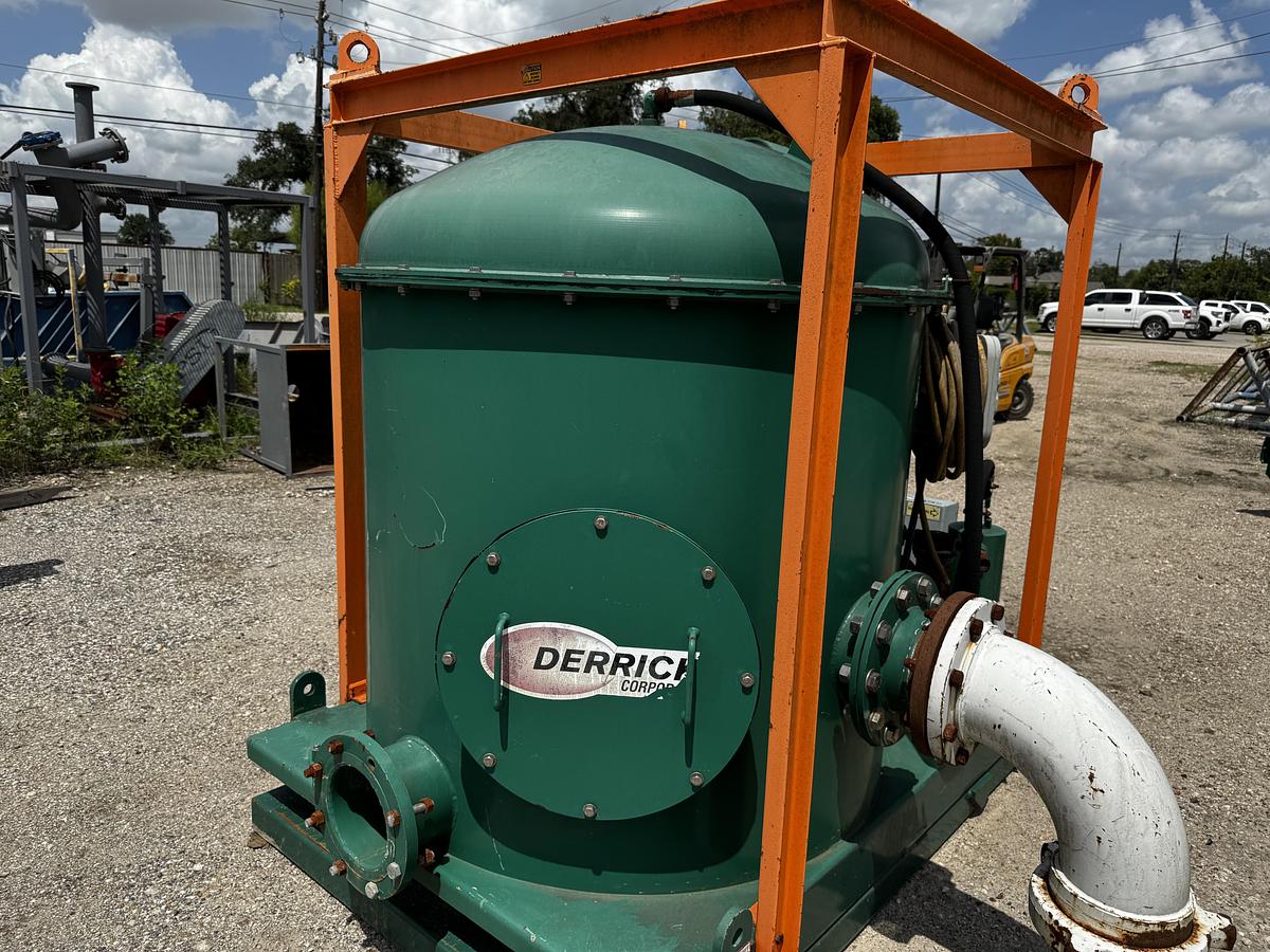 Used Derrick Vacu-Flo 1200 Vacuum Degasser