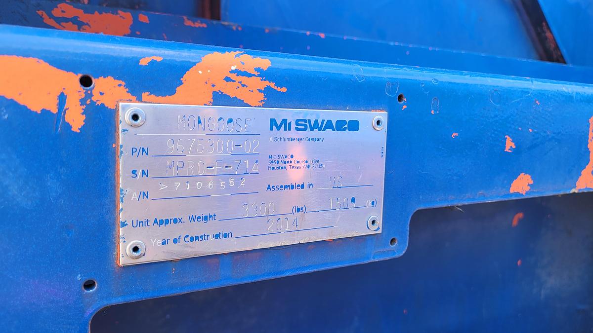 Used 2014 Shaker Tank 250 BBL