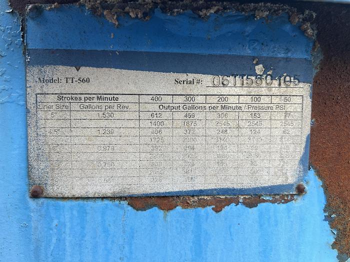 Used TULSA TRIPLEX TT 560