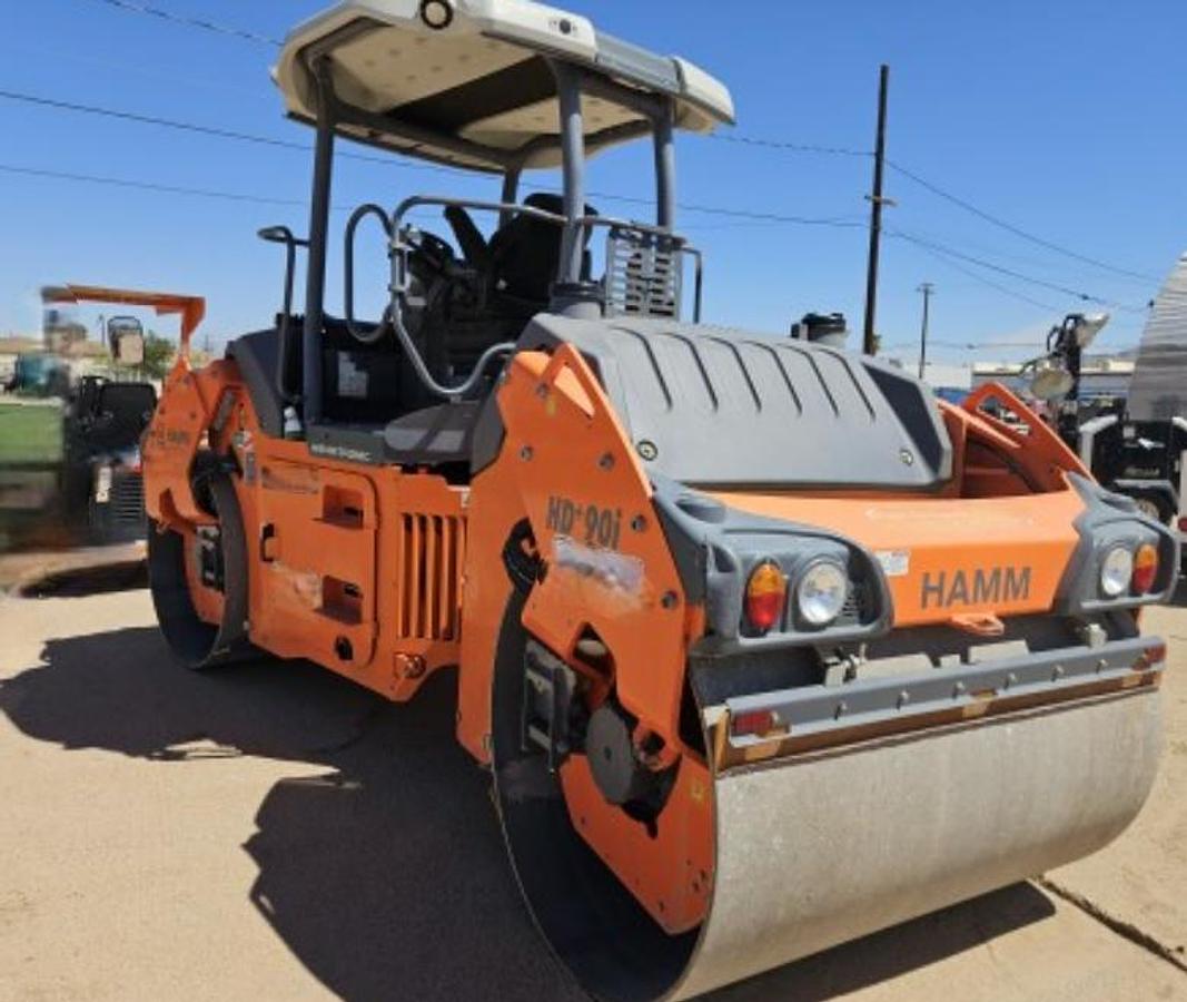 Used 2019 HAMM HD+90IVV ROLLER 66" VIB ART DOUBLE DRUM SMOOTH
