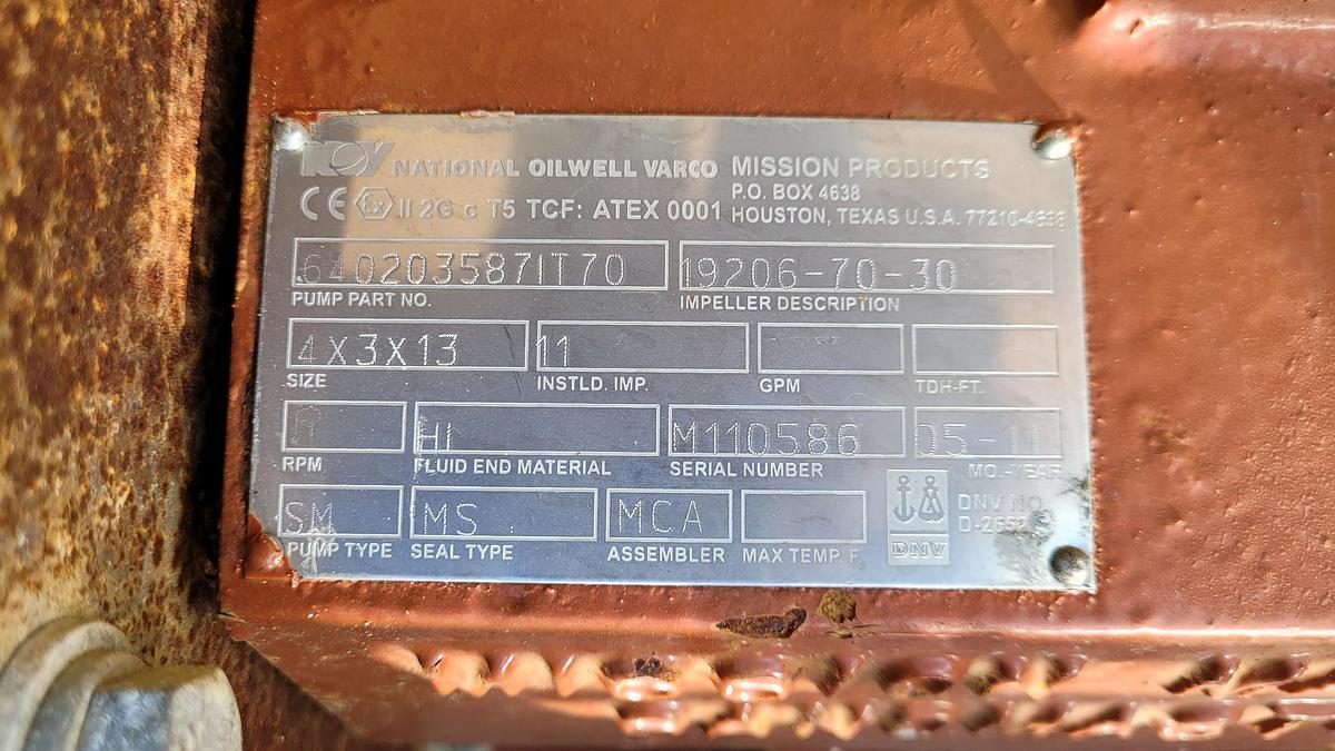 Used 2011 Stewart & Stevenson Nitrogen Combo Pump