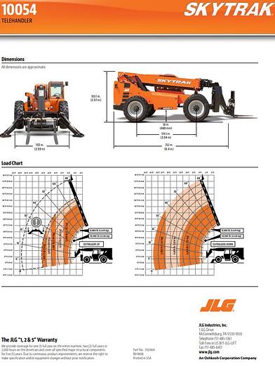 Used Reach lift 10,000Lbs Skytrack