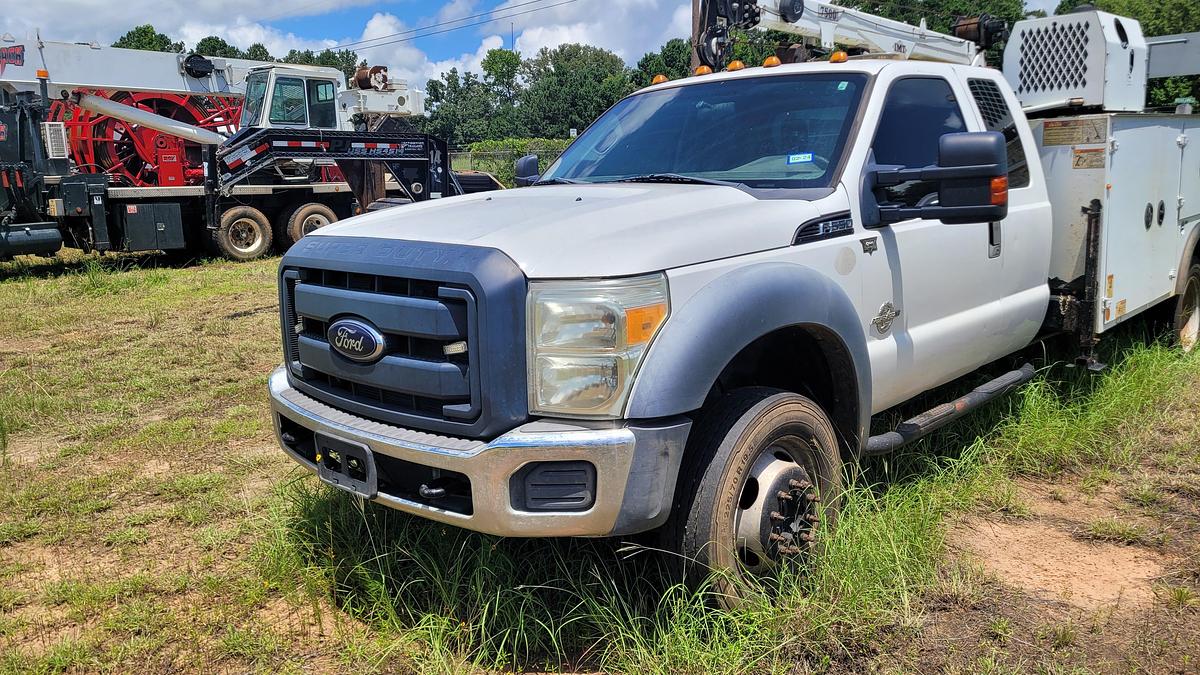 Used 2012 Ford F-550 Crane Truck