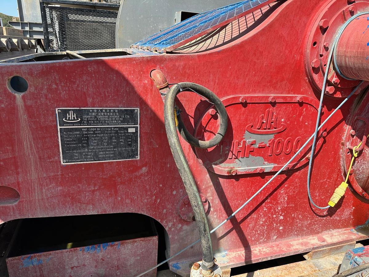 Used 2021 HHF 1000 Triplex Pump