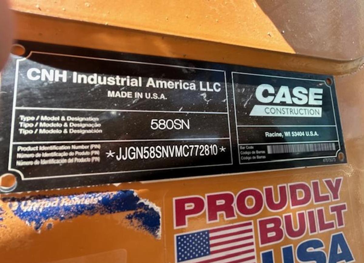 Used 2021 Case 580SN Extend-A-Hoe Backhoe