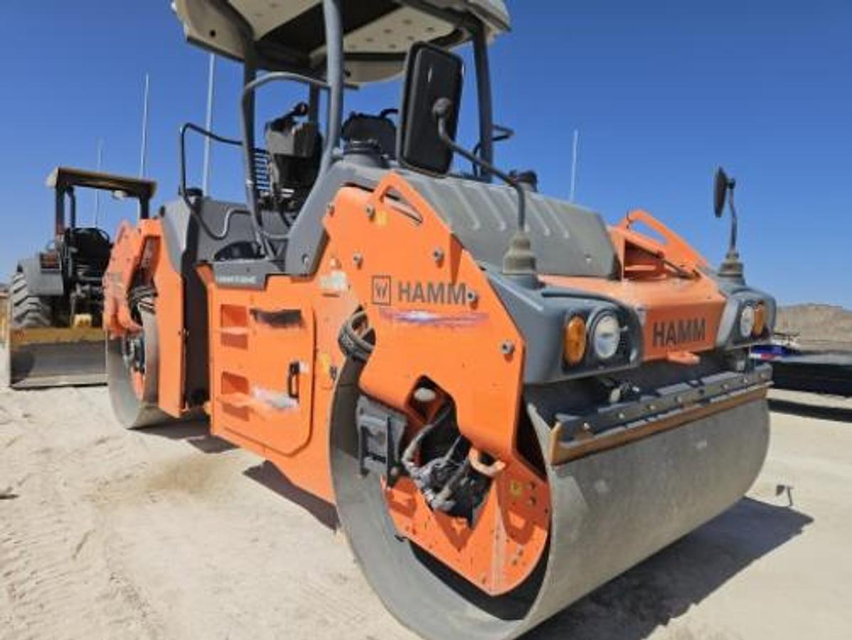 Used 2019 HAMM HD+90IVV ROLLER 66" VIB ART DOUBLE DRUM SMOOTH