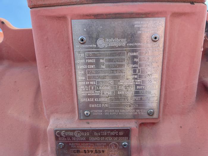 Used 2013 MI SWACO Mongoose Pro