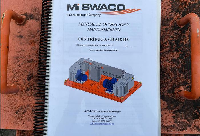 2015 MI SWACO CD 518 HV