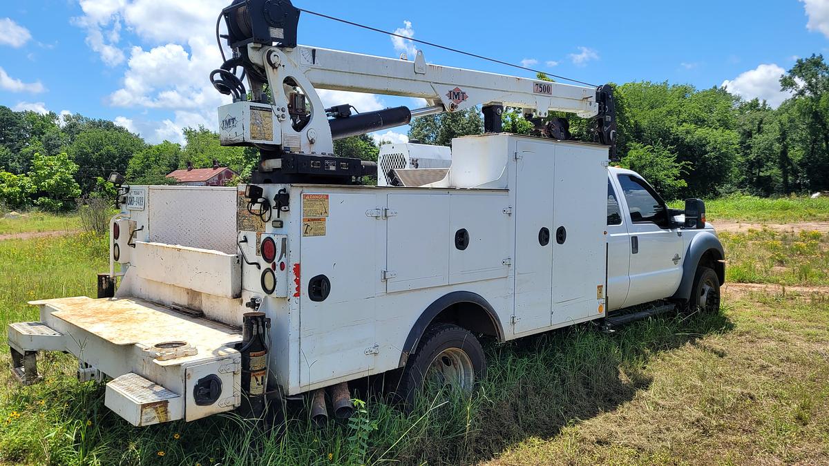Used 2012 Ford F-550 Crane Truck