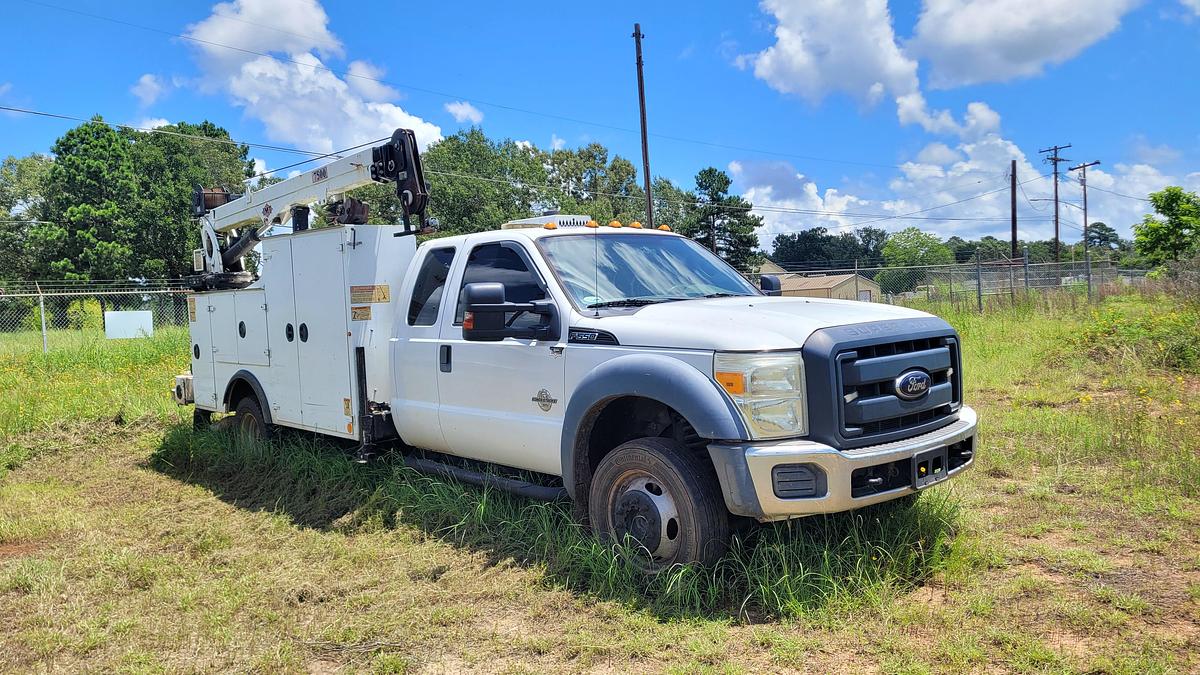 Used 2012 Ford F-550 Crane Truck
