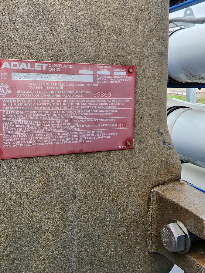 Used 2014 Mix Tank 100 BBL