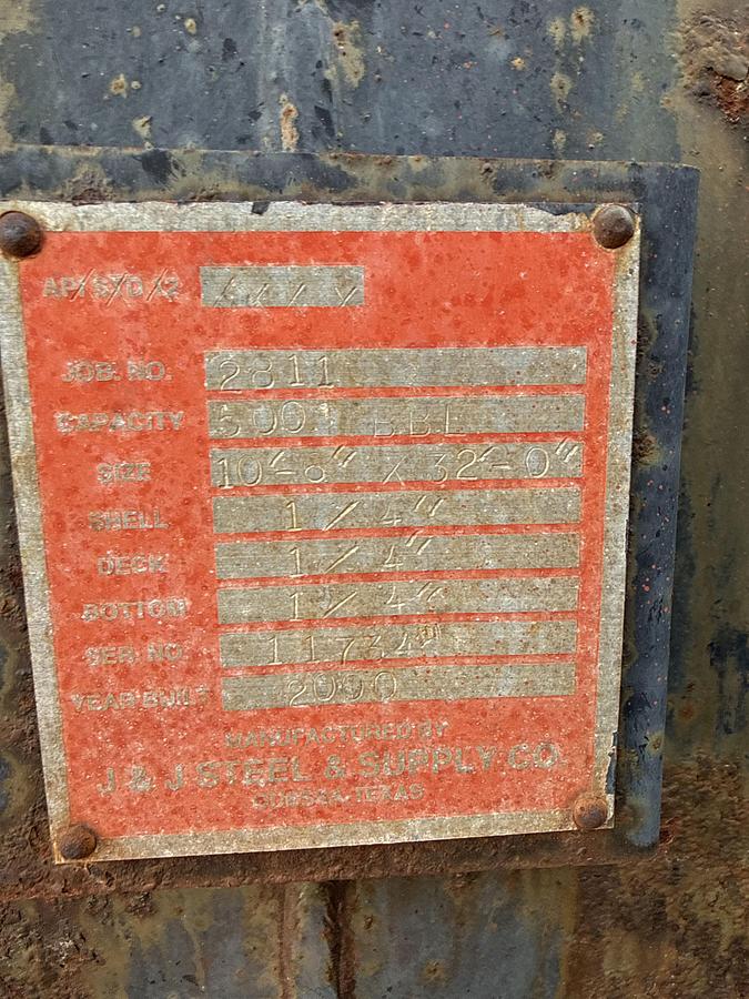 Used 2011 J&J Steel Frac Tanks