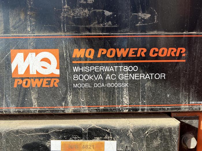 Used 2009 MQ Port Corp DCA-800SSK