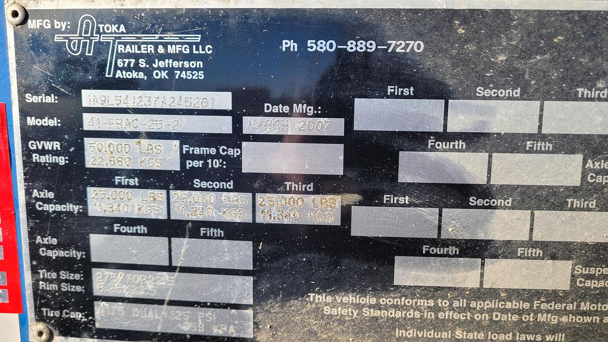 Used 2007 MTU JMAC 2250 Triplex Frac Pump