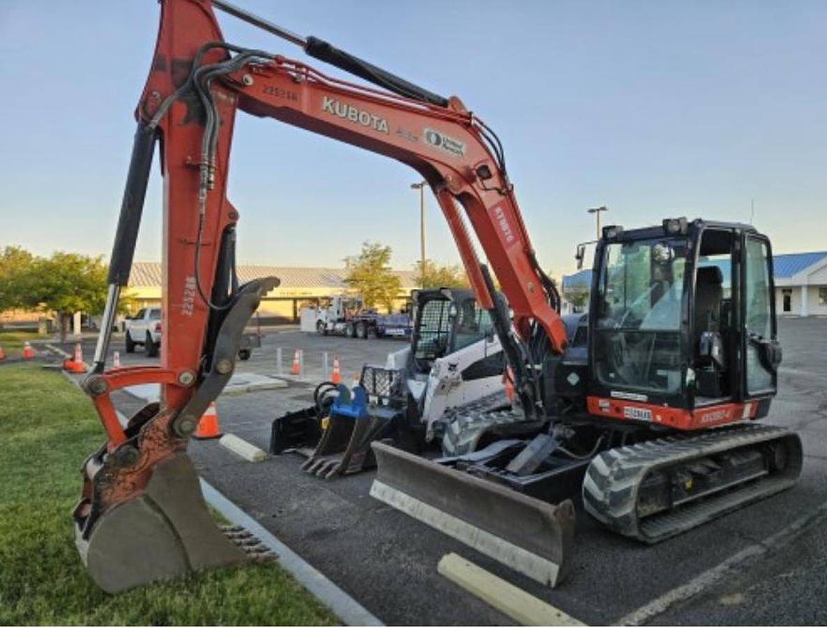 Used 2019 Kubota KX080-4SR3A Mini Excavator
