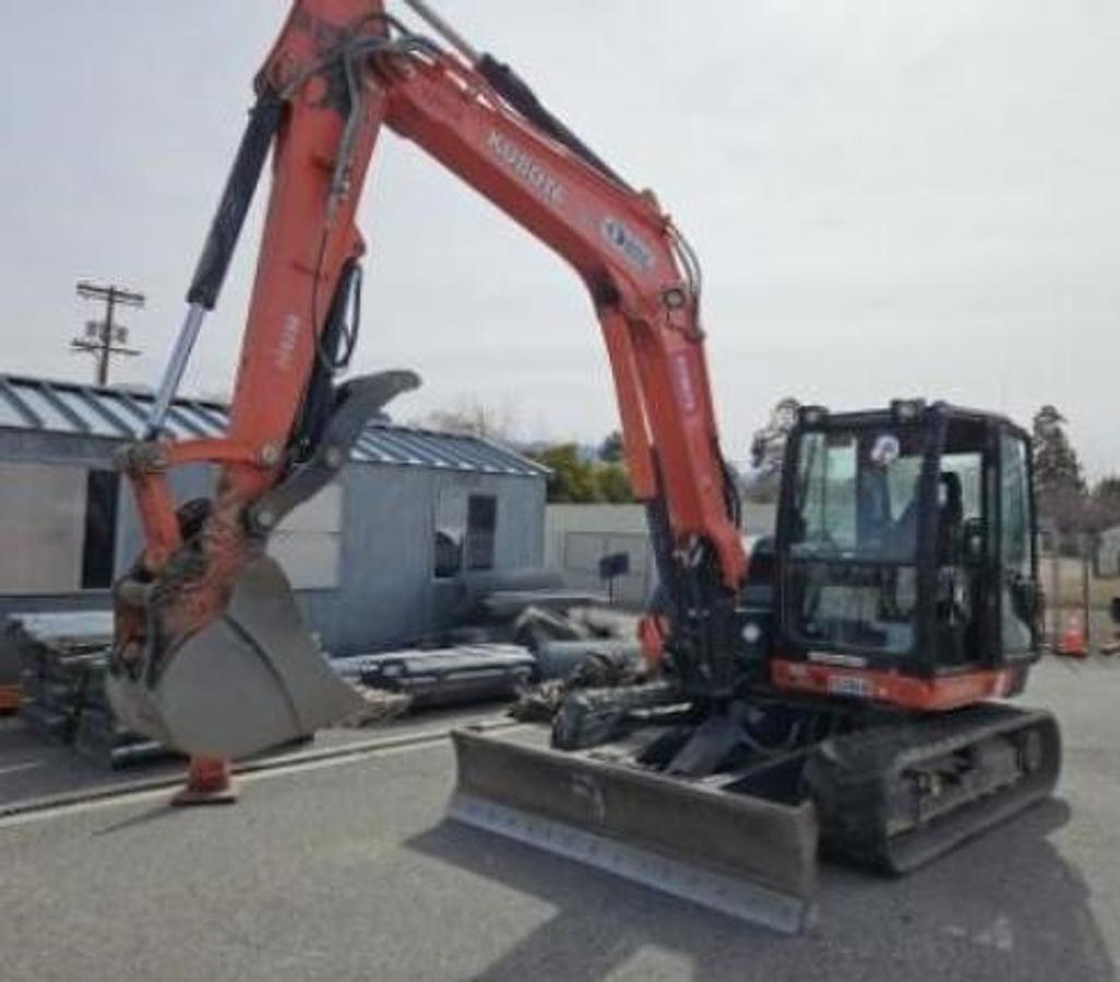 Used 2019 Kubota KX080-4SR3A Mini Excavator