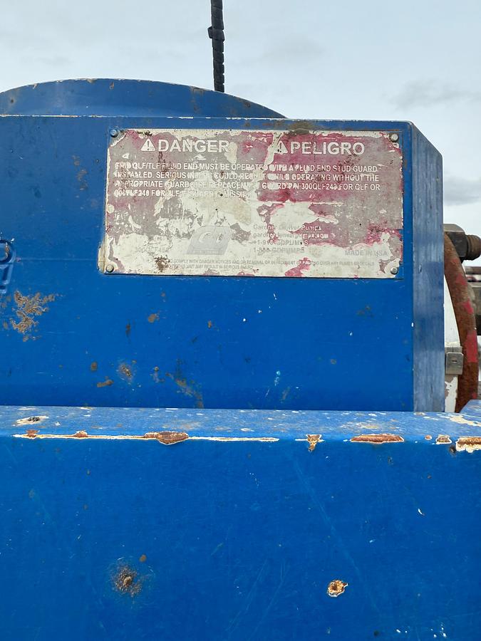 Used 2010 Cummins FMC 2445 Triplex Frac Pump