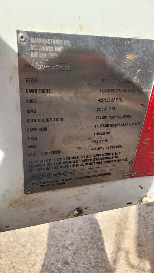 Used 2013 Rig Works Mustang 550 Workover Rig