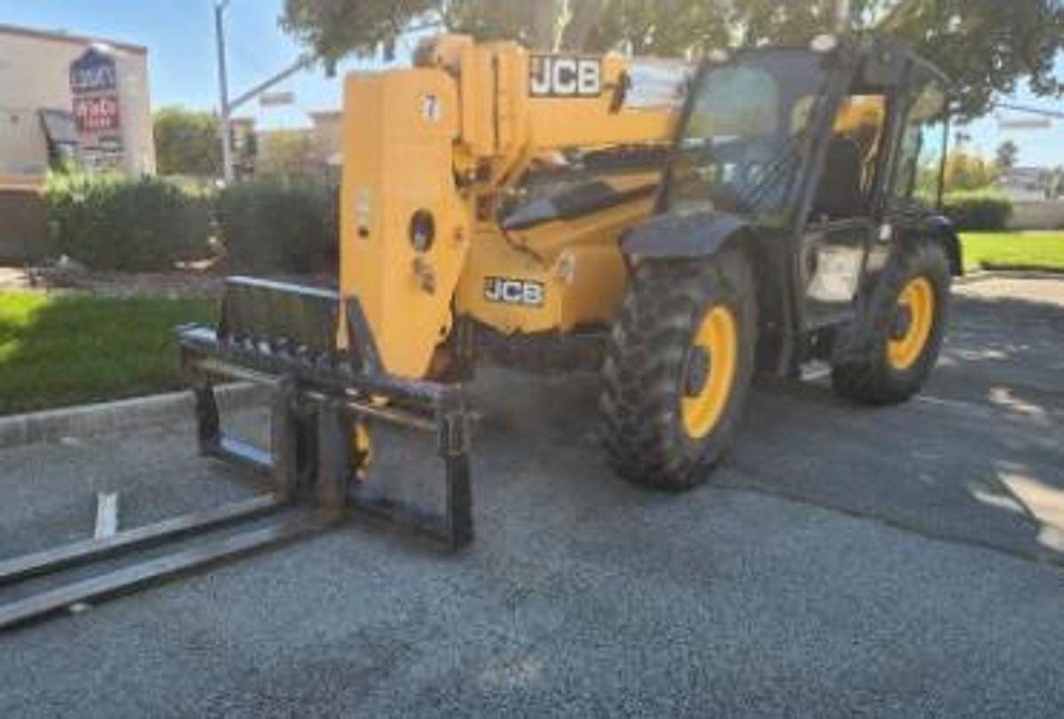 Used 2018 JCB 507-42 Telehandler - 7,000 lb - 42' Lift - 3,332 Hrs - Lancaster CA USA