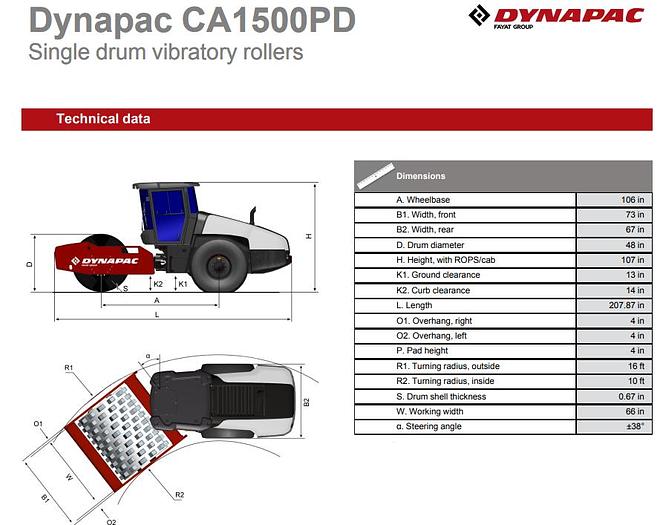Used DYNAPAC ROLLER