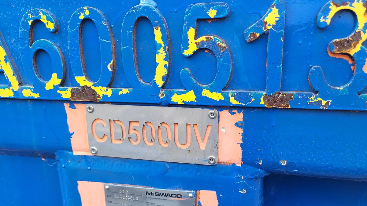 Used 2013 MI SWACO CD 500 UV Centrifuge