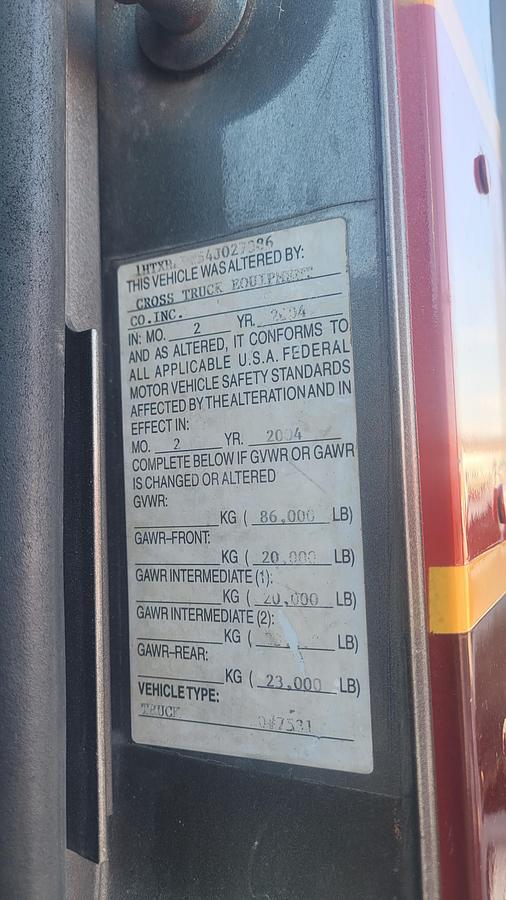 Used 2004 International Paystary Bulk Truck