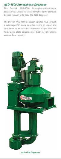 Used Derrick Vacuum Degasser