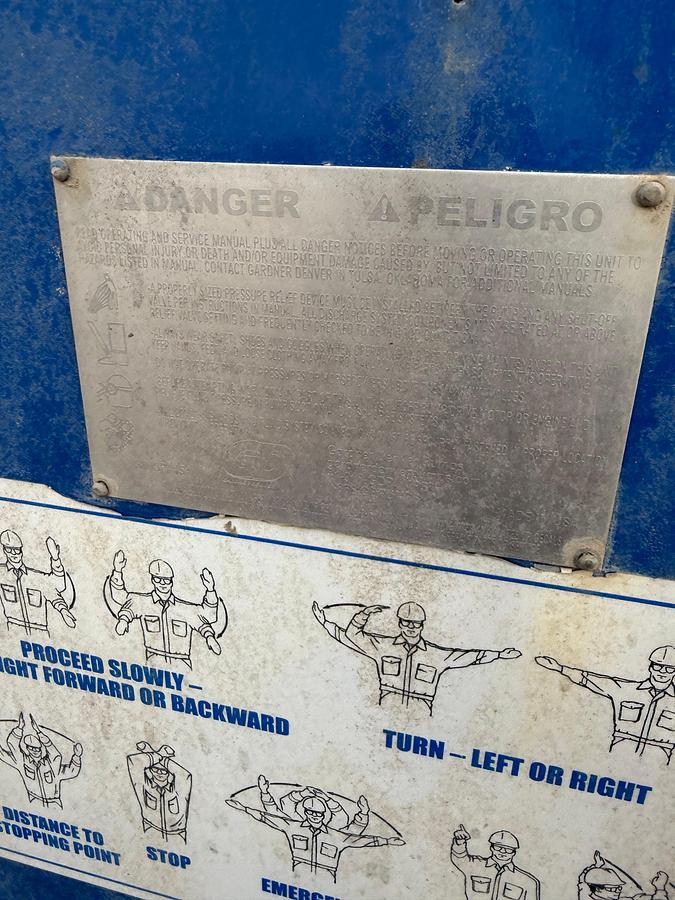 Used 2007 Cummins Gardner Denver 2500 Quintuplex Frac Pump