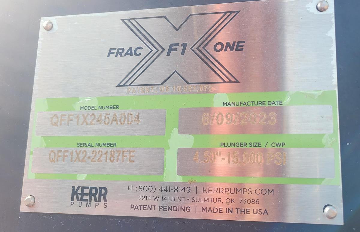 Used 2012 Caterpillar FMC 2500 Quintuplex Frac Pump