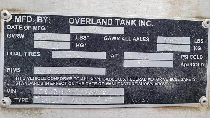 Used 2007 Mack CV713 Kill Truck