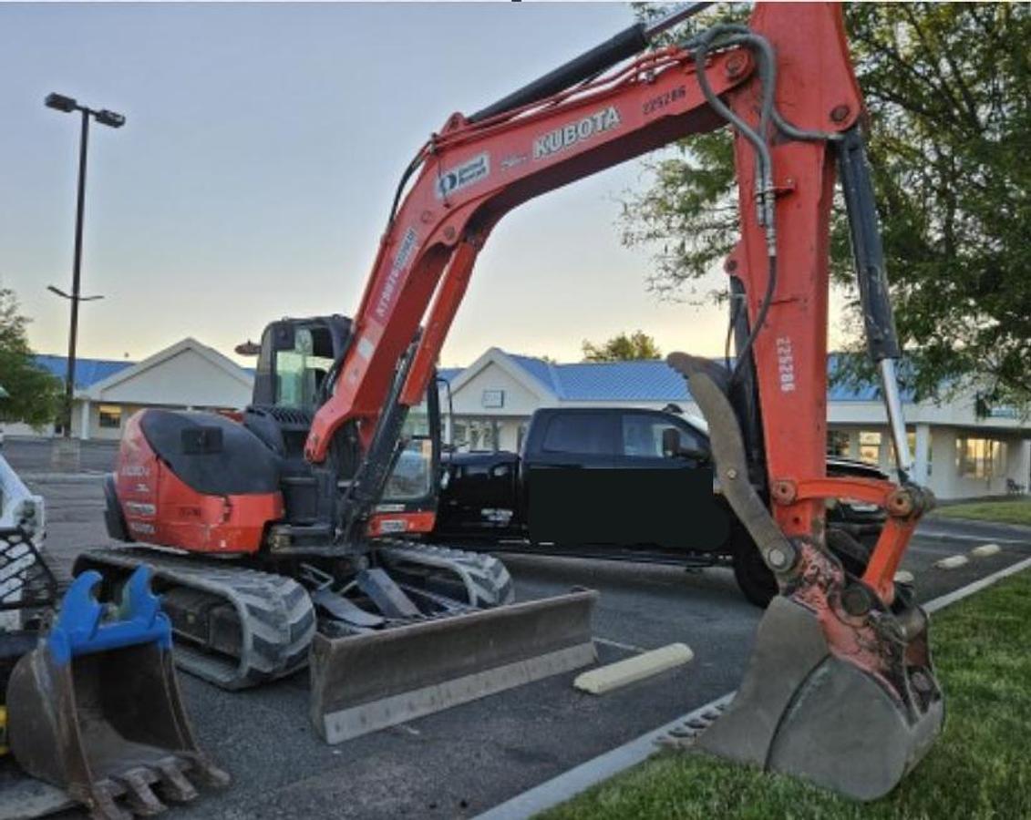 Used 2019 Kubota KX080-4SR3A Mini Excavator