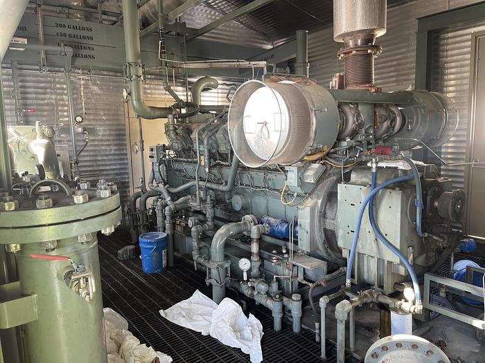 Used Caterpillar G3512 LE Natural Gas Engine