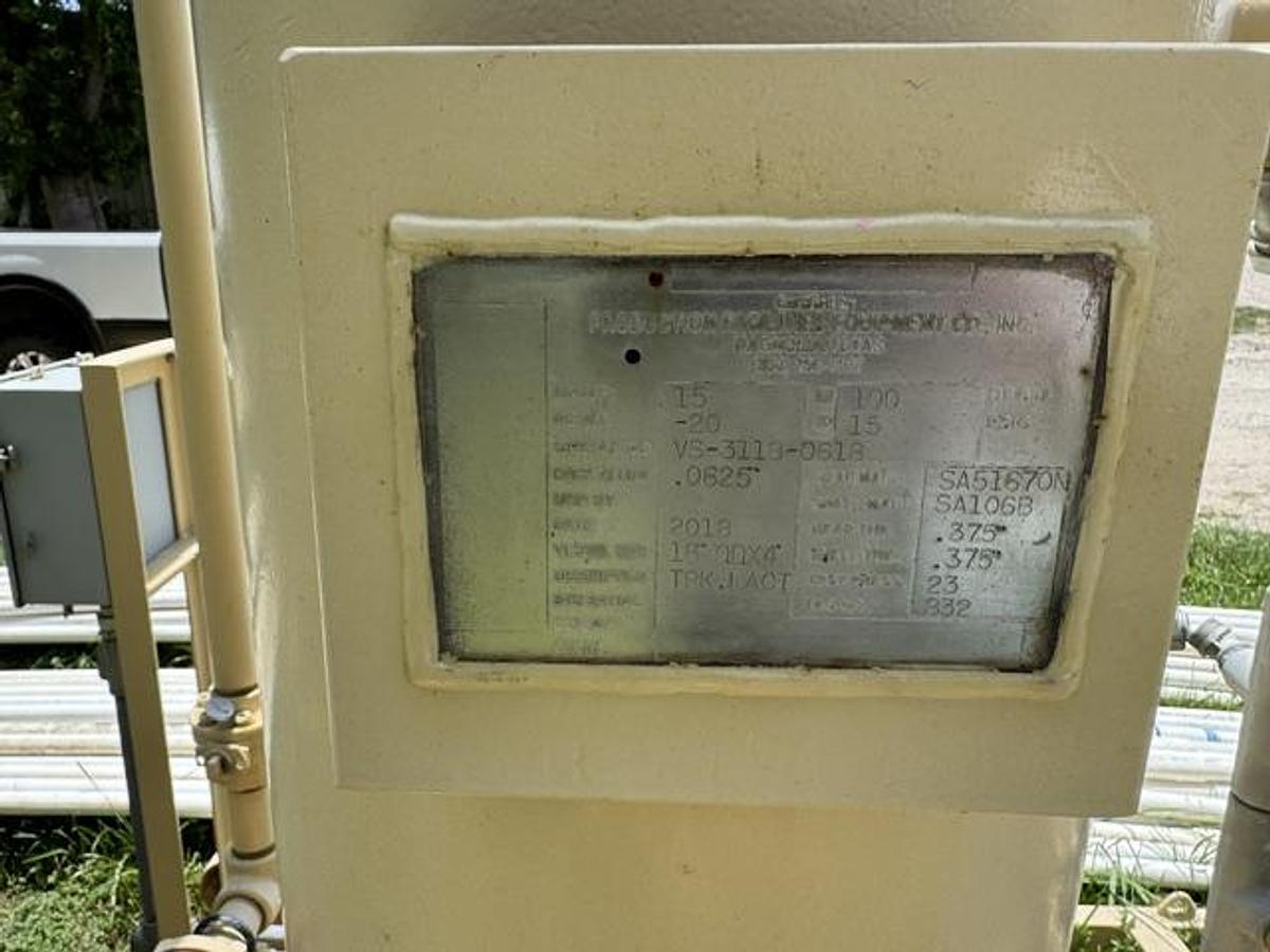 Used 2018 Production Facilities Vent Gas Scrubber