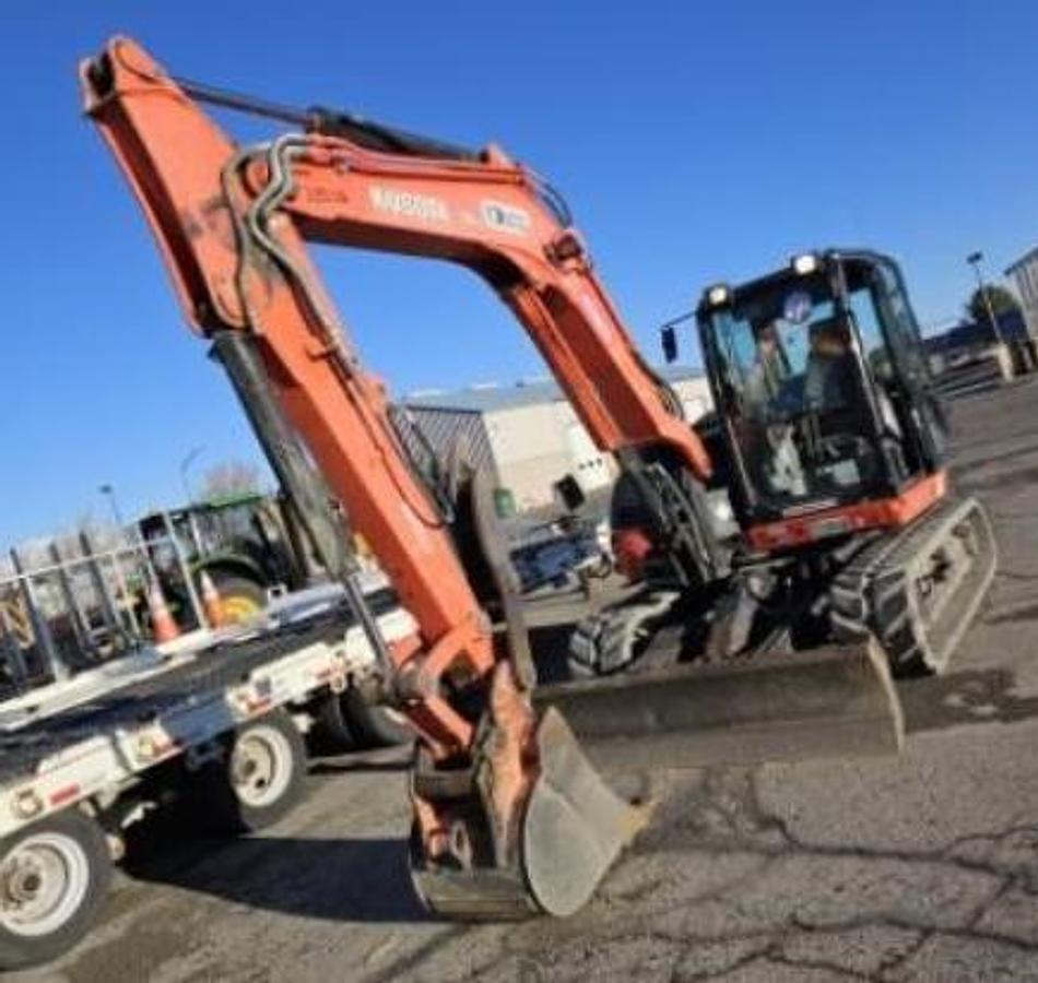 Used 2019 Kubota KX080-4SR3A Mini Excavator