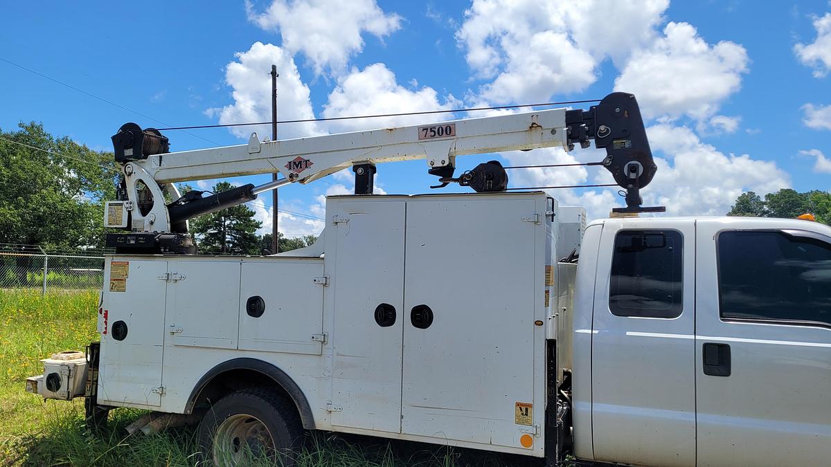Used 2012 Ford F-550 Crane Truck