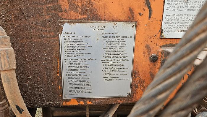 Used 1981 IDECO Rambler H 35 Workover Rig