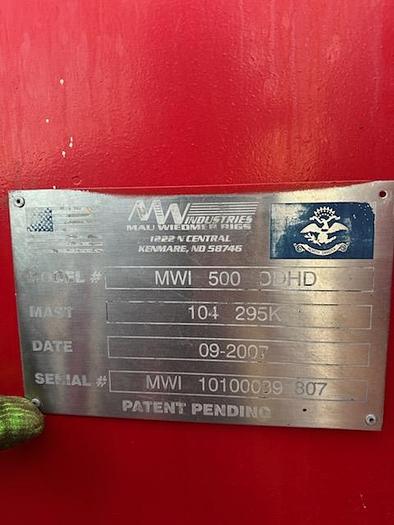 Refurbished 2007 MW Industries 500 Workover Rig