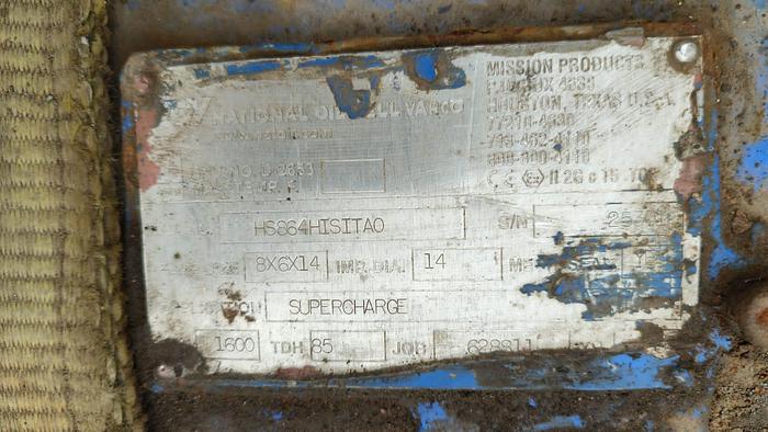 Refurbished NOV Mission Magnum Supreme 2500 Centrifugal Pump