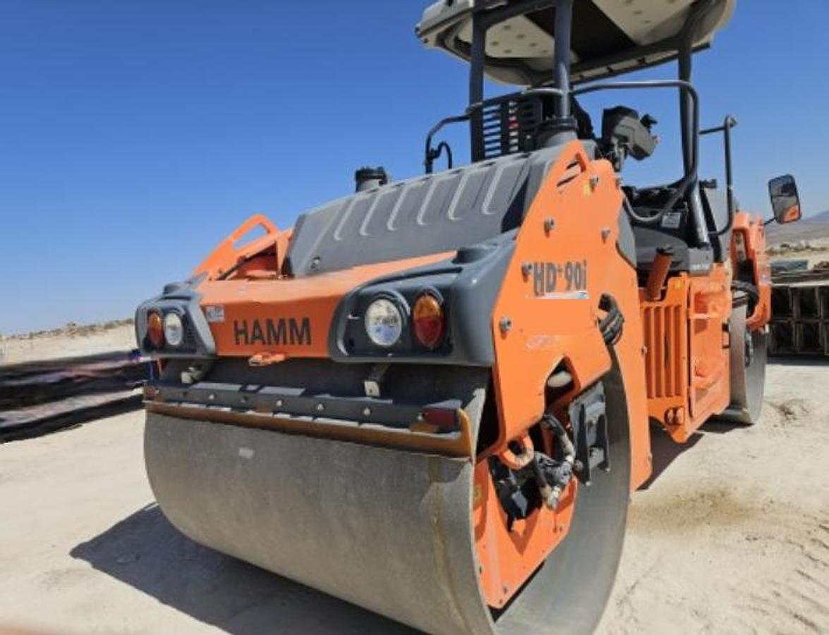 Used 2019 HAMM HD+90IVV ROLLER 66" VIB ART DOUBLE DRUM SMOOTH