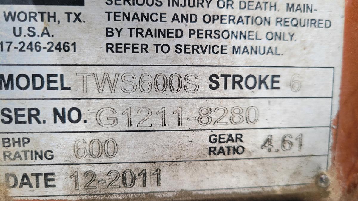 Used 2011 Stewart & Stevenson Nitrogen Combo Pump