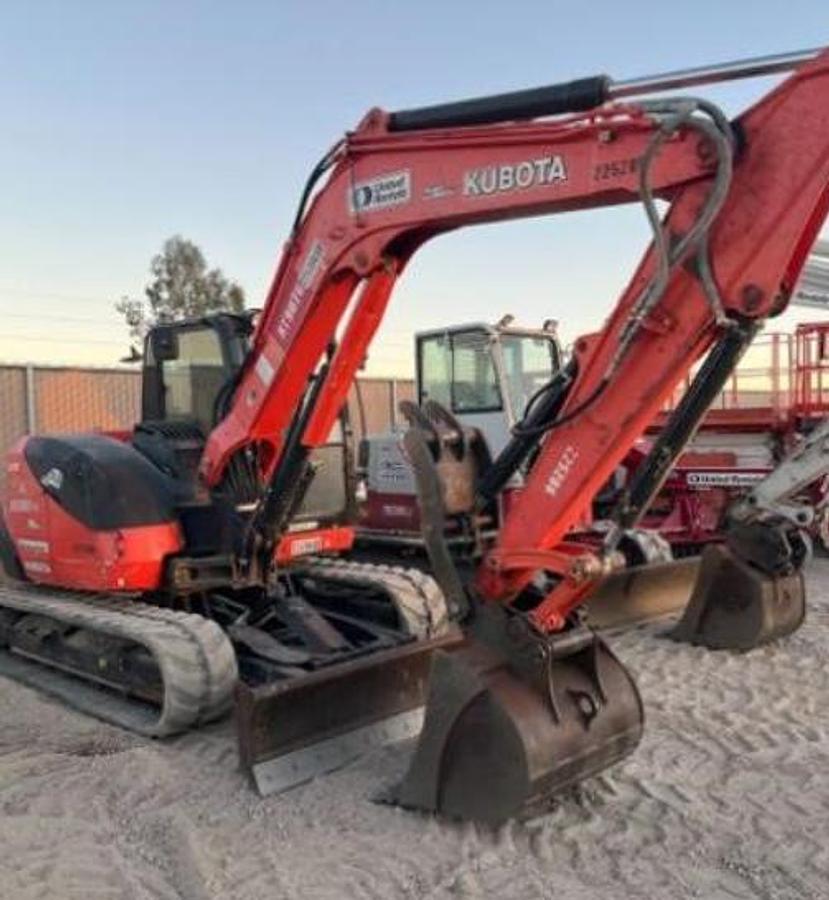 Used 2019 Kubota KX080-4SR3A Mini Excavator