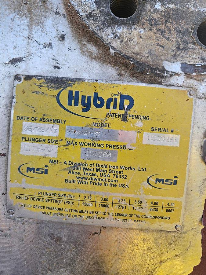 Used 2011 Cummins 1000 HP Double Pumper