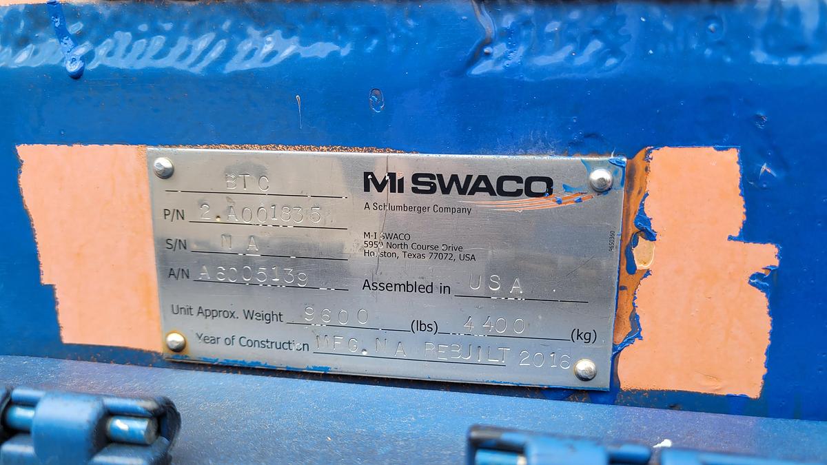 Used 2013 MI SWACO CD 500 UV Centrifuge