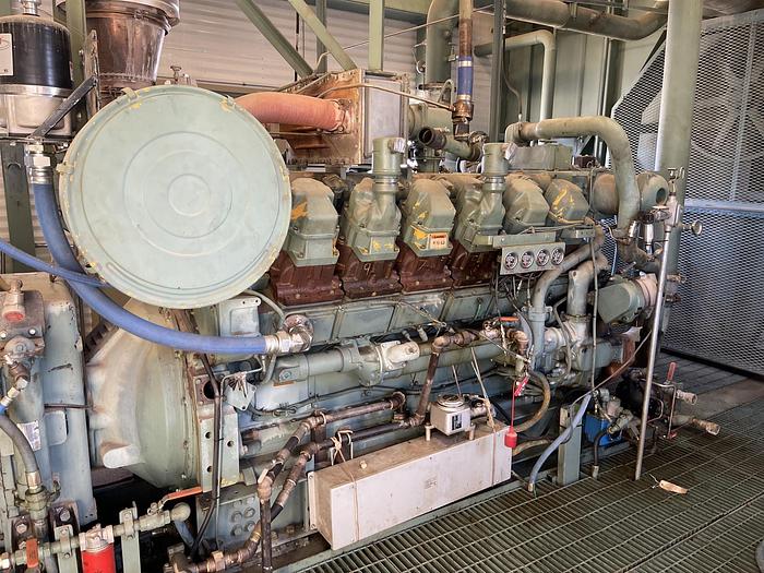 Used Caterpillar G3512 LE Natural Gas Engine