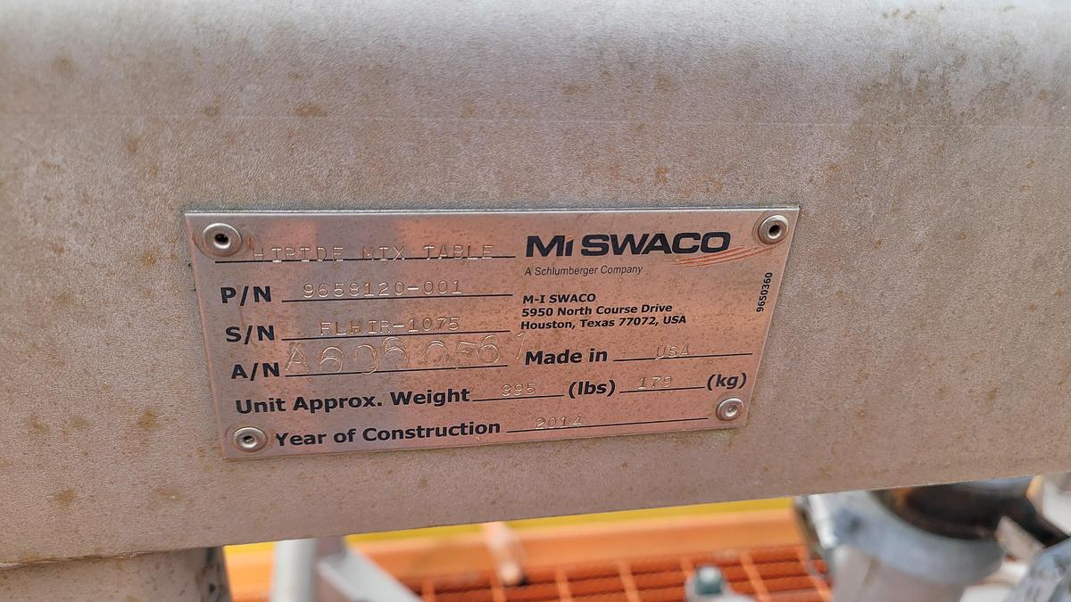 Used 2014 Mix Tank 100 BBL