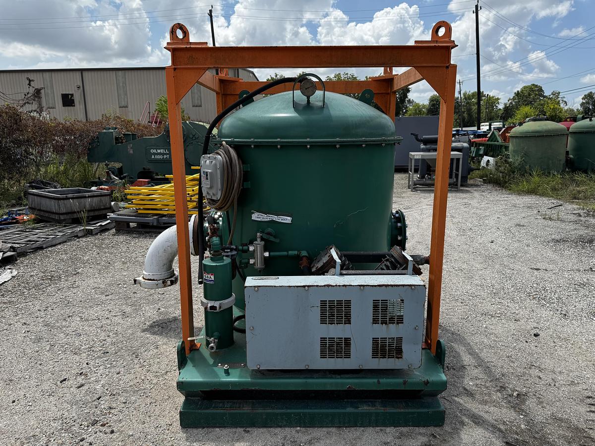 Used Derrick Vacu-Flo 1200 Vacuum Degasser