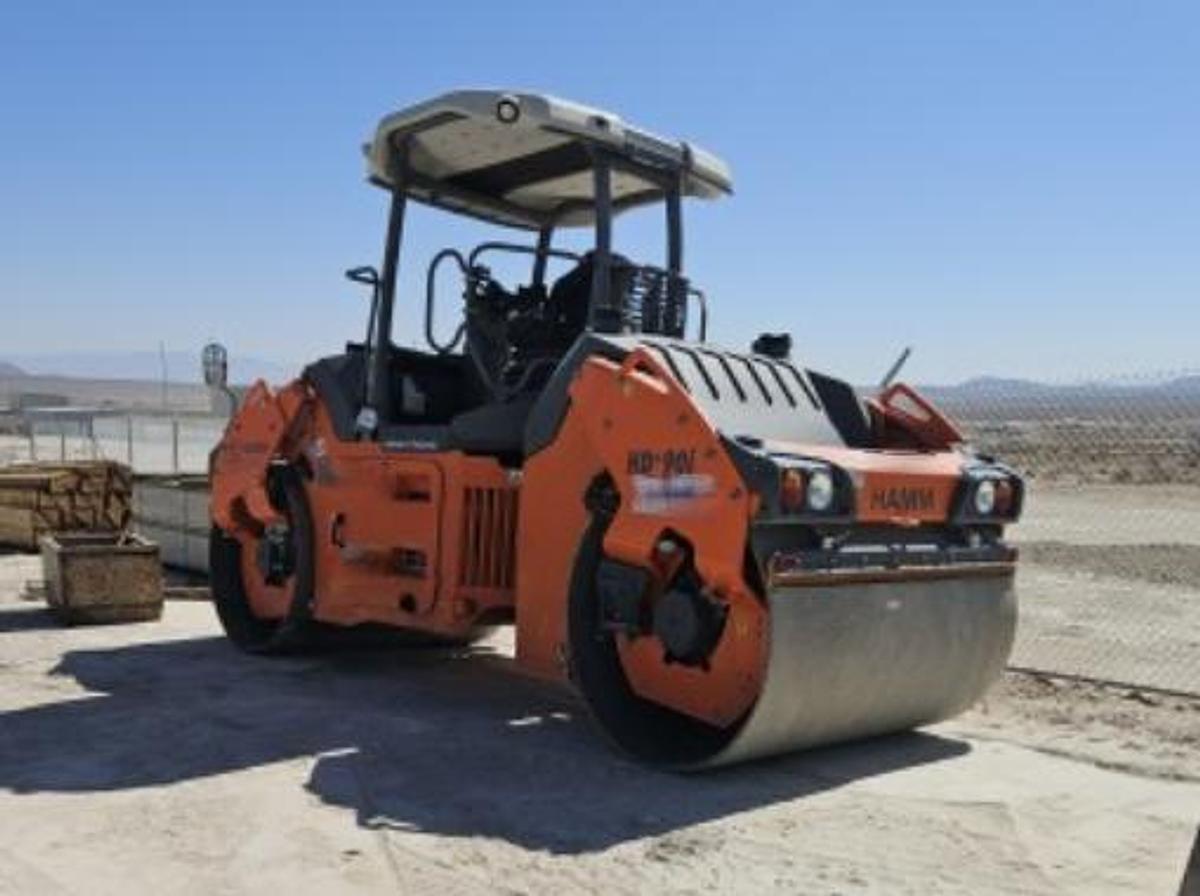 Used 2019 HAMM HD+90IVV ROLLER 66" VIB ART DOUBLE DRUM SMOOTH