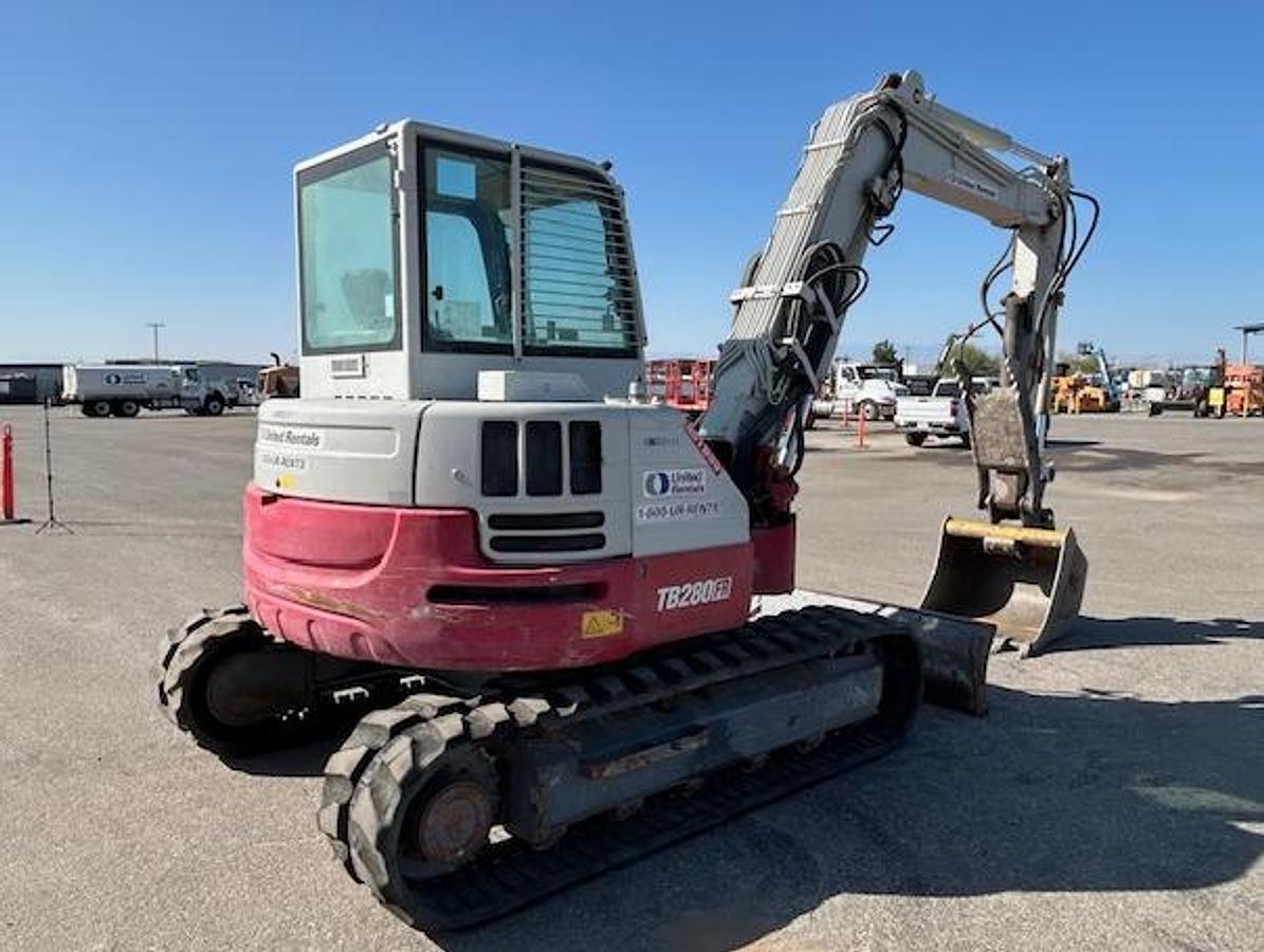 Used 2017 TAKEUCHI TB280FR EXCAVATOR