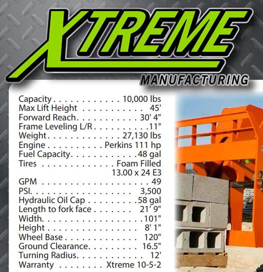 Used Reach lift 10,000Lbs