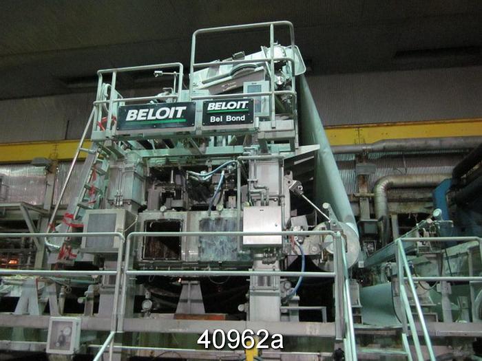 Used Beloit Bell Bond Top Former, 220" Wire Width, 604.5" Length #40962